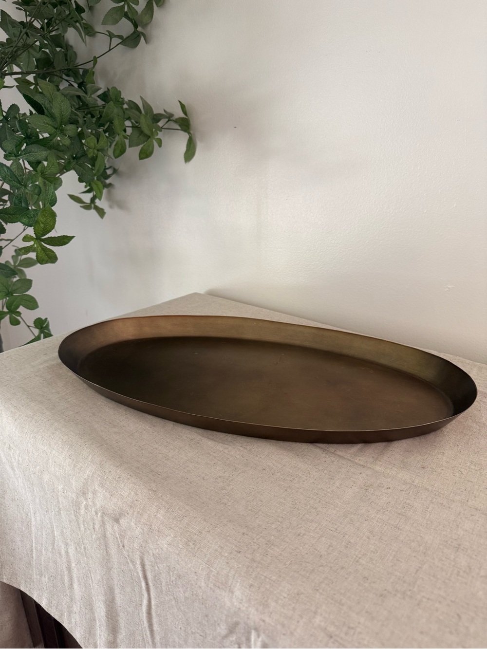 Threshold Bronze Oval Serving & Vanity Tray